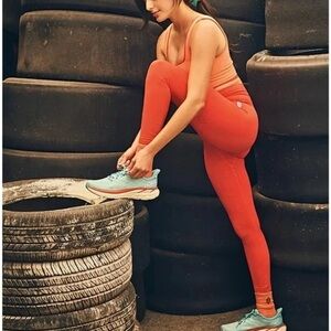 NWT Free People Movement Free Throw High Waist Leggings, Ripe Persimmon Size XS